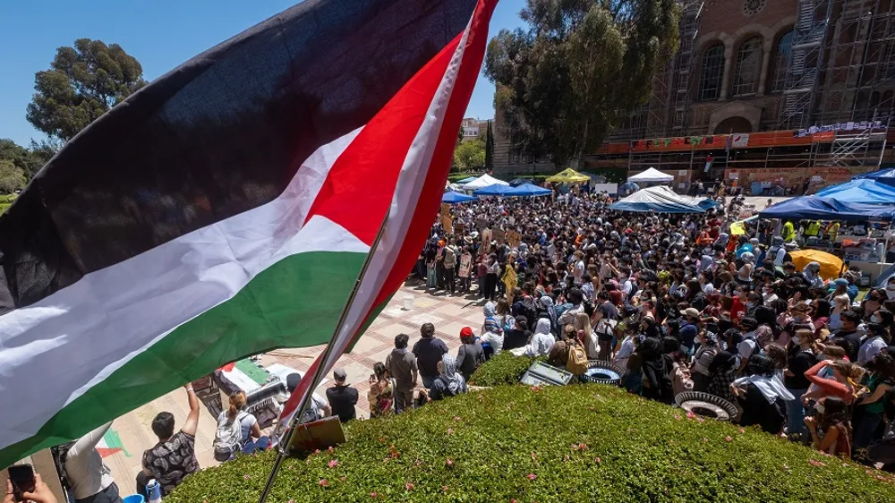 Pro-Palestinian Protests Continue at Harvard and UCLA