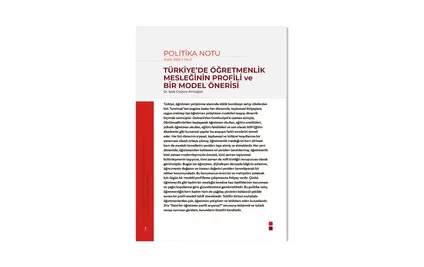 TÜRKİYE’DE ÖĞRETMENLİK MESLEĞİNİN PROFİLİ ve  BİR MODEL ÖNERİSİ