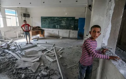 Gazze'de Savaş, 1 Milyon Çocuğu Eğitimden Mahrum Bıraktı